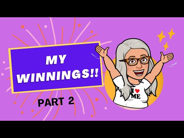 I won! Awesome prizes from @mypaperjourney