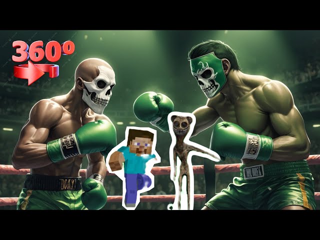 STEVE VS  ZOONOMALY MINECRAFT IN THE RING!