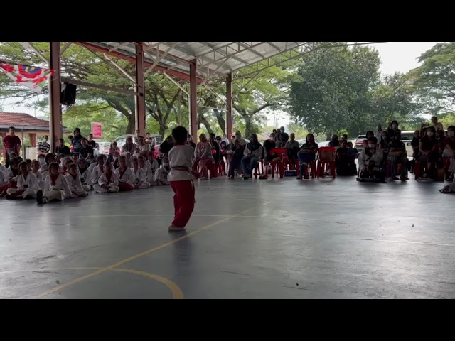 Demonstration at Kejohanan Taekwondo Poomsae Active @ AMA 2022 by Jabatan Belia dan Sukan WPKL