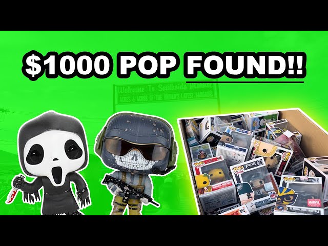 Finding some AMAZING pieces at the FLEA MARKET!  (Funko Pop Hunt)