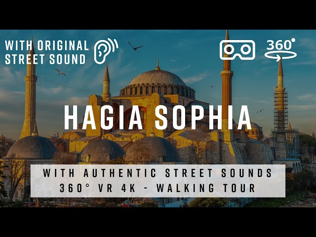 Hagia Sophia 360 Tour 🇹🇷  Explore Istanbul’s Architectural Marvel with Authentic Sounds