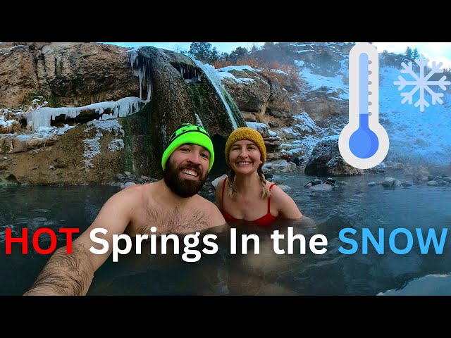 Hot Springs Hike In the Snow