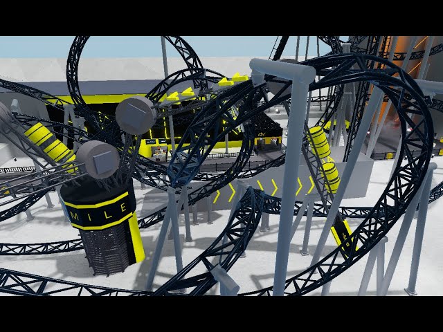 Smiler Ride at Dreamland Themepark Tycoon 2