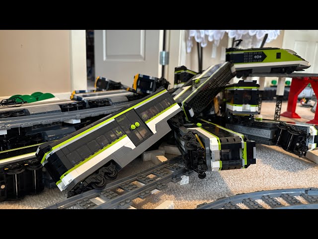 LEGO Train Crash and Derailment Compilation # 4