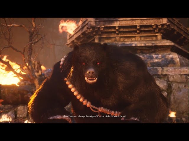 Black Myth: Wukong Bear Fight