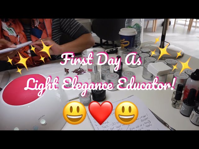 First Day As A Light Elegance Educator // VLOG #6 // Jo Wickens // Jojo's Nails // Gel Nails