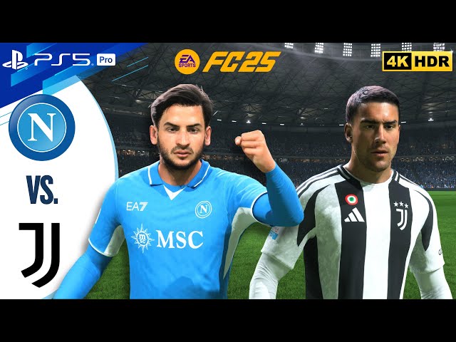 Napoli vs Juventus | Serie A 2024/25 Full Match | FC 25 | PS5 Pro [4K60]