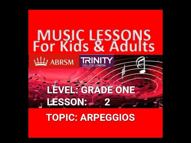 Understand Arpeggios in 20 mins | Grade 1 | LESSONS | Online Music Teacher Resources