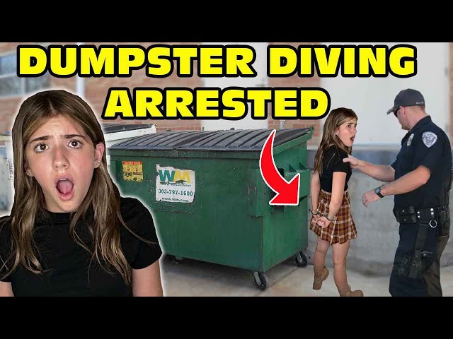 Teenage Girl ARRESTED While ULTA Dumpster Diving Searching Free HAUL! [Original]