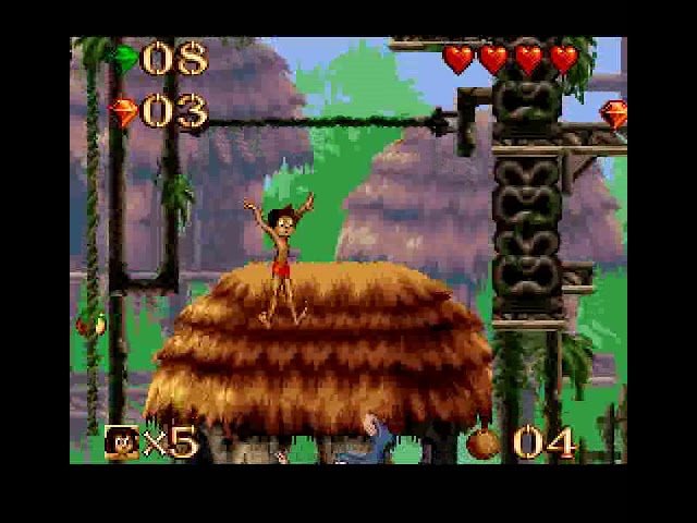 The Jungle Book (SNES) - Chapter IV: The Tree Village