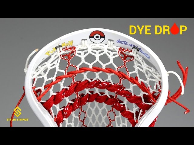 Pokemon Go Custom Lacrosse Head  |  Dye Drop from Stylin' Strings