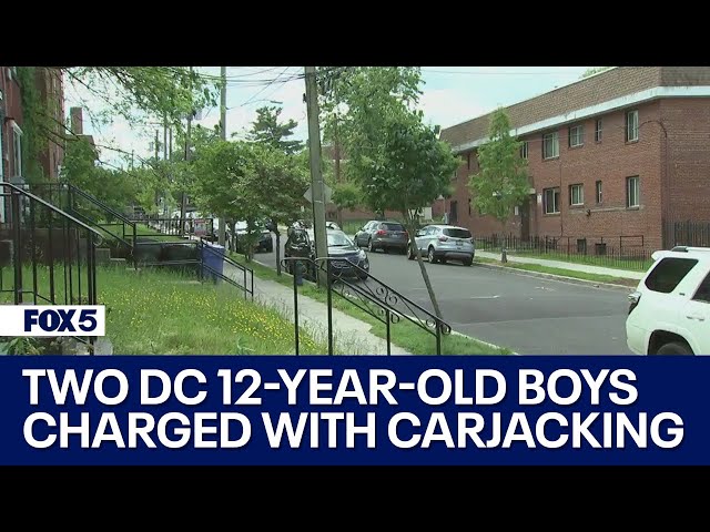 12-year-old DC boys facing robbery, carjacking charges | FOX 5 DC