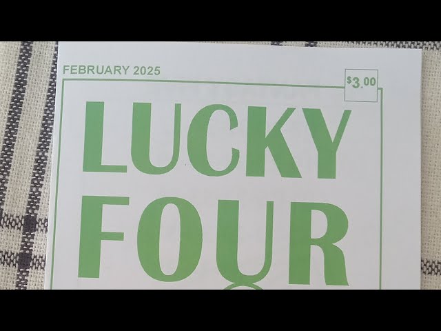 🍀 Lucky Four--4⃣ DiGiT Lottery picks for Feb 2025