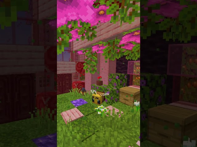 Relax in a Serene Minecraft Garden | Valentine's Day Minecraft Build