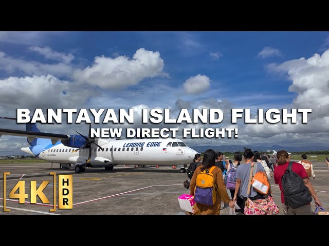 FINALLY! Trying the FIRST and Only Mactan-Cebu to BANTAYAN ISLAND Direct Flight! | Philippines