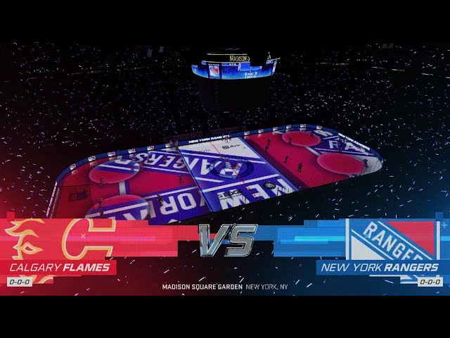 Game#18 PS5 NHL Sim: Calgary Flames @ New York Rangers