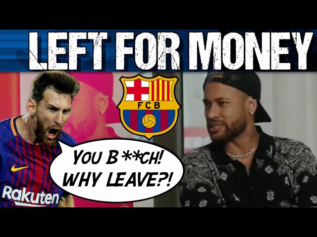 Neymar Left Barcelona for MONEY and FRIENDS! Messi wanted Him to be BEST IN THE WORLD!