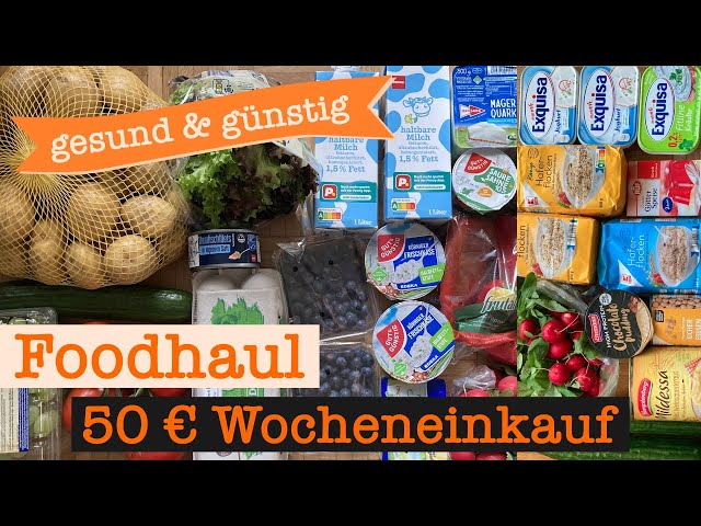 Wocheneinkauf gesund & günstig mit Cashback 50 € | Food Haul mit Food Diary 1 Person