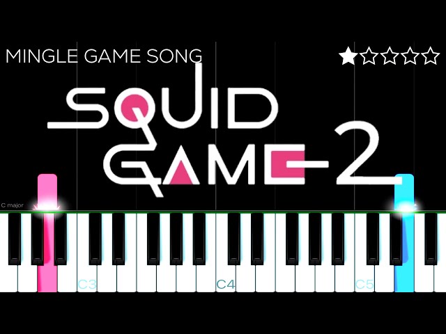 Squid Game Season 2 - Mingle Game Song | EASY Piano Tutorial