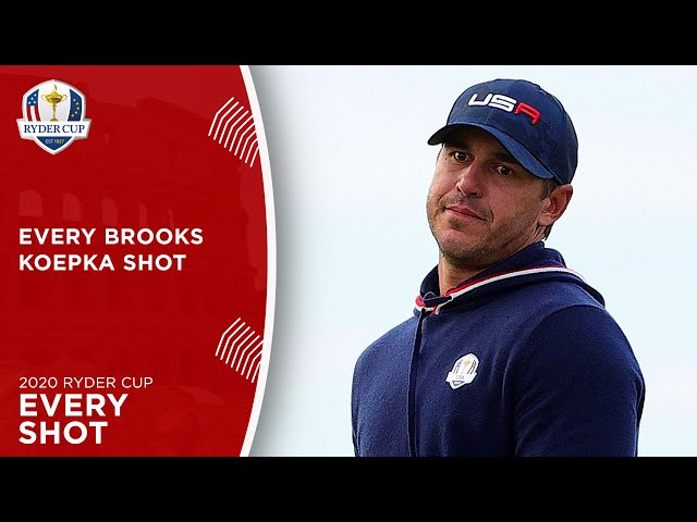 Every Brooks Koepka Shot | 2020 Ryder Cup