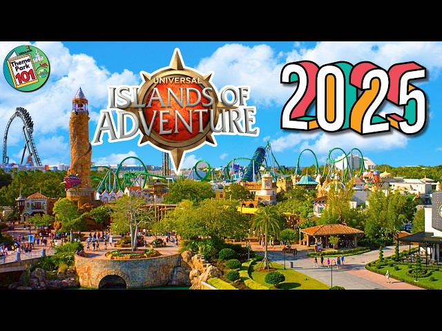 Universal Islands of Adventure RIDES & ATTRACTIONS - 2025 - Universal Orlando Resort