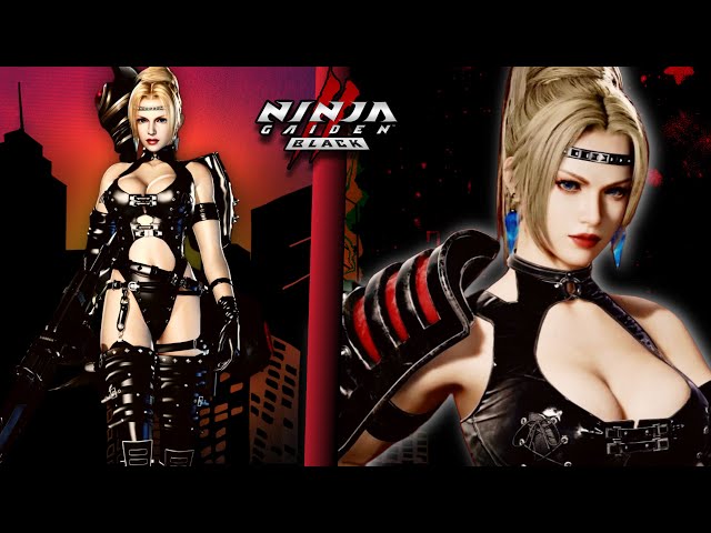 MACHINE GUNS & TIGHT LEATHER! Introducing RACHEL The Hunter... - Ninja Gaiden 2 Black