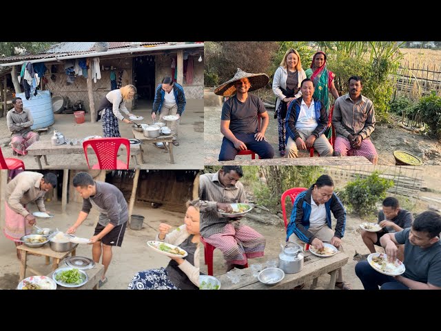 One of the Bengali families invited us for Dinner in Nagaland.