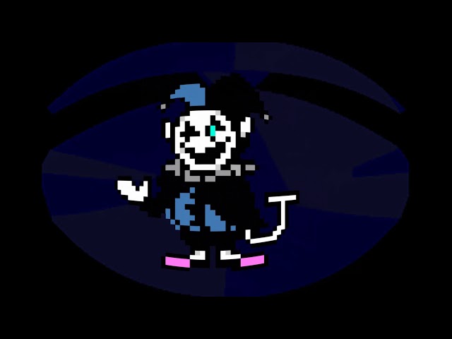 Sans and Jevil Fusion 2160p 360 Video