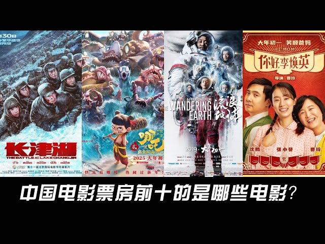 Do you know which are the top ten Chinese box office movies? See which ones you contributed to?