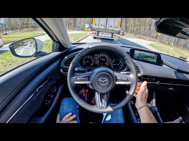 2022 Mazda 3 [2.0 SKYACTIV-G 150HP] |0-100| POV Test Drive #1160 Joe Black