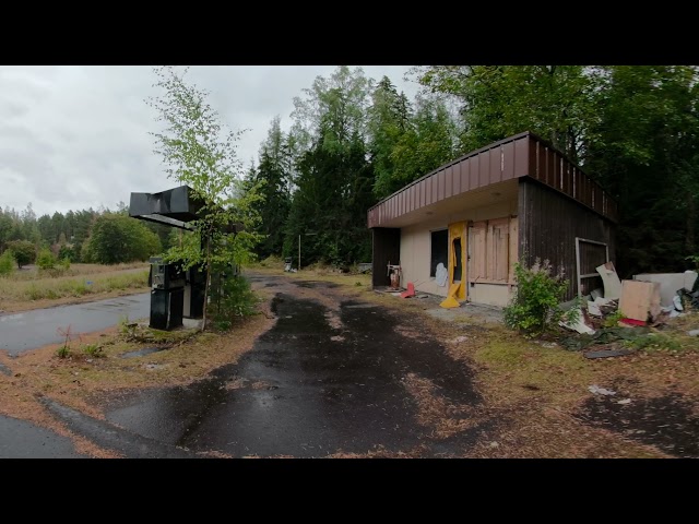 Entinen Esso Pirkanmaalla/ Abandoned gas station in Finland