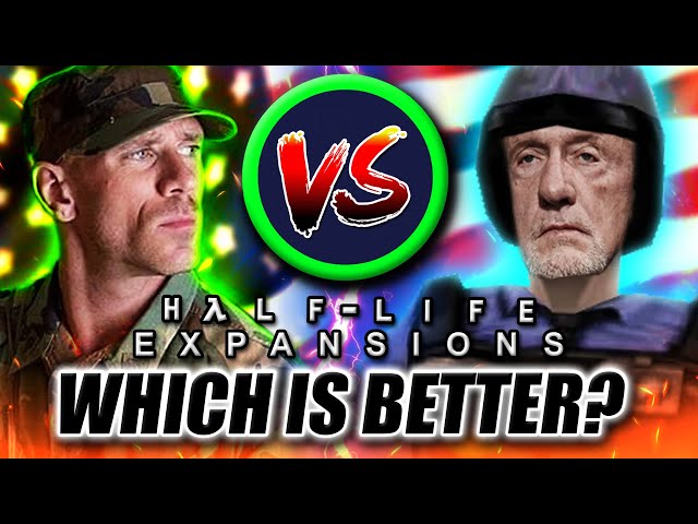 Half-Life's POLAR OPPOSITE Expansions: Opposing Force vs Blue Shift