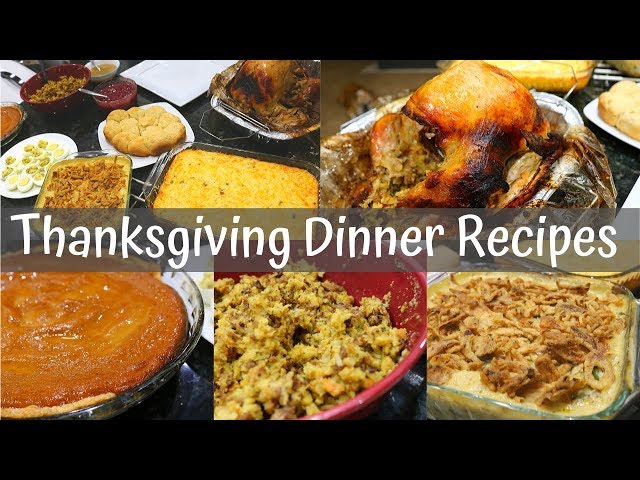 Easy THANKSGIVING DINNER Recipes // How to COOK Thanksgiving Dinner