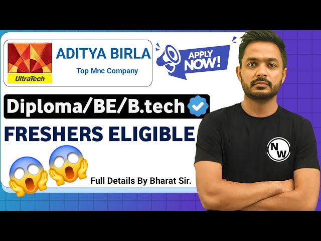 Aditya Birla Group Hiring Freshers 2025 | CTC: 3.4Lakhs | Mnc Jobs| Latest Jobs | Freshers Jobs 2025