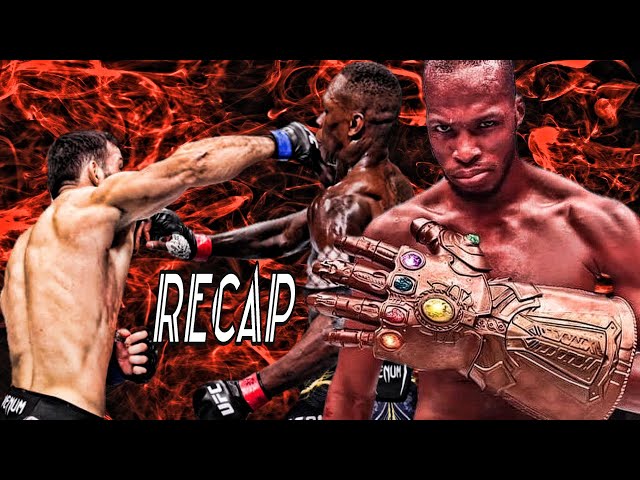 UFC Fight Night: Israel Adesanya vs. Nassourdine Imavov Recap Reaction & Breakdown