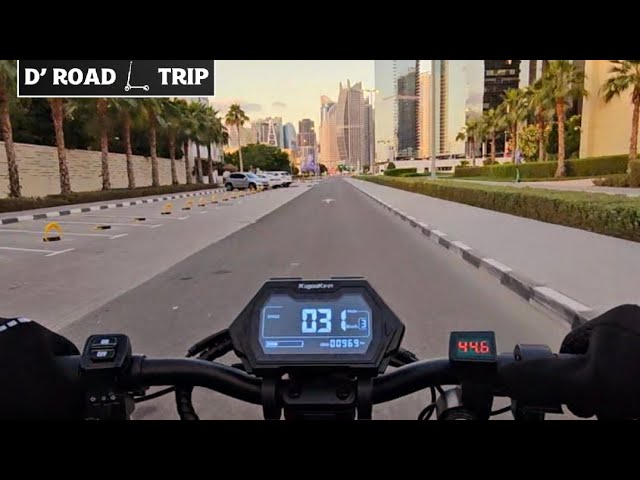 Ultimate Experience of Scooting in Jumeirah Lake Towers Dubai 🇦🇪 | KugooKirin G2 Pro