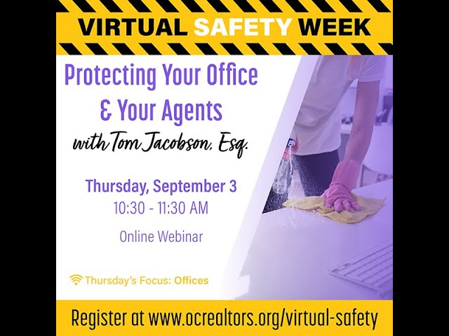 Protecting Your Office & Your Agents with Tom Jacobson, Esq.