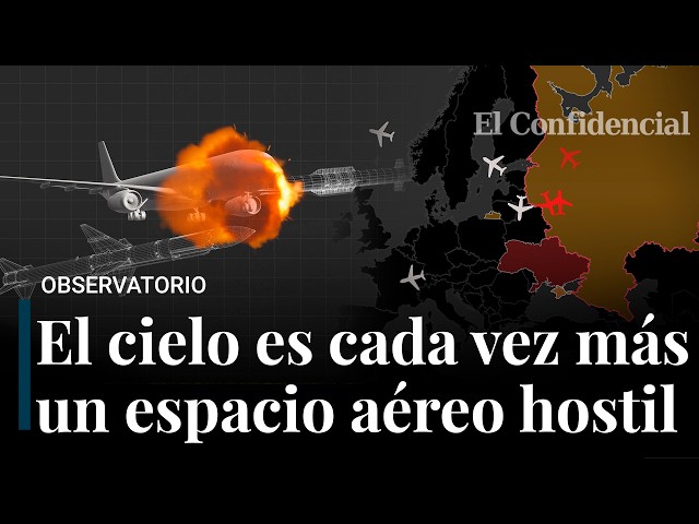 Así están cambiando las guerras las rutas de los aviones comerciales