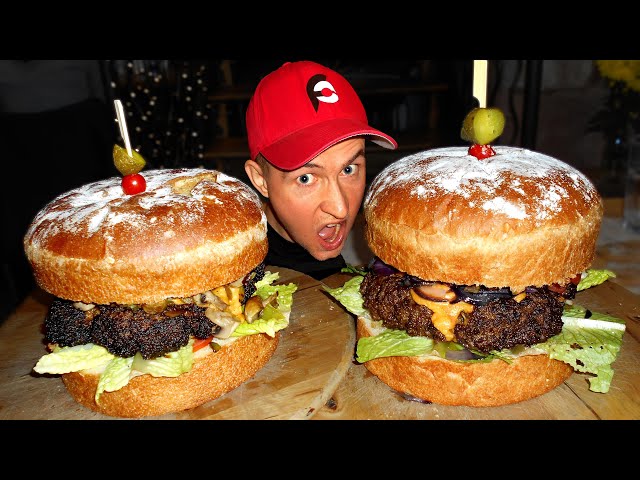 Massive Scottish Burger Challenge DOUBLED! | 4.7kg of Food | £200 Cash Prize!!