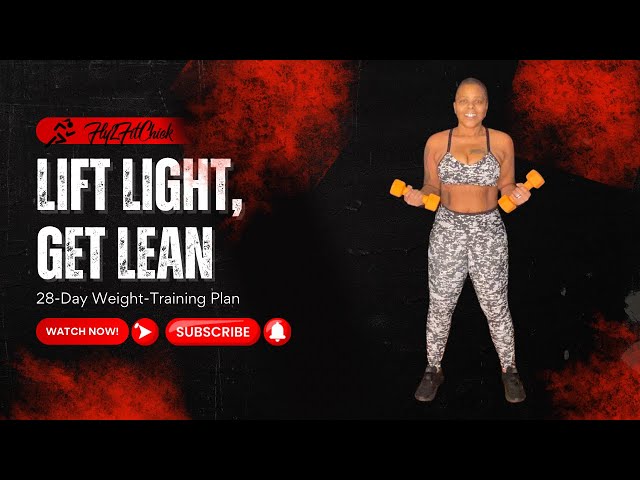 GET LEAN in 28 Days with This Weight Training Challenge! Day 3