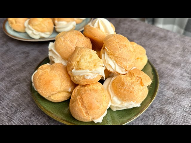 SIMPLE, CHEAP AND DELICIOUS RECIPE. MAKING CREAM Puff