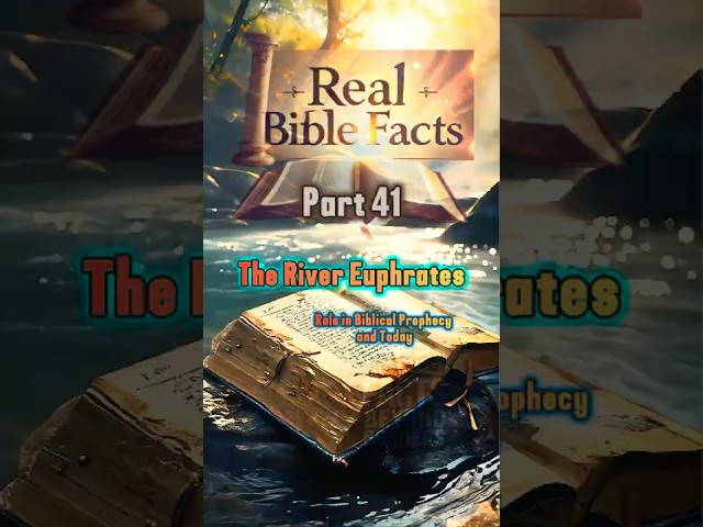 Real Bible Facts Part 41: The River Euphrates – Its Role in Biblical Prophecy and Today #biblia