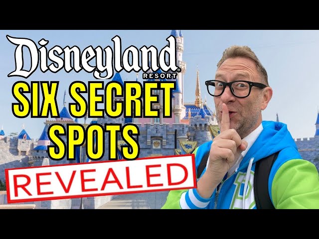 6 SECRET Places At DISNEYLAND You NEED To Know To Rest