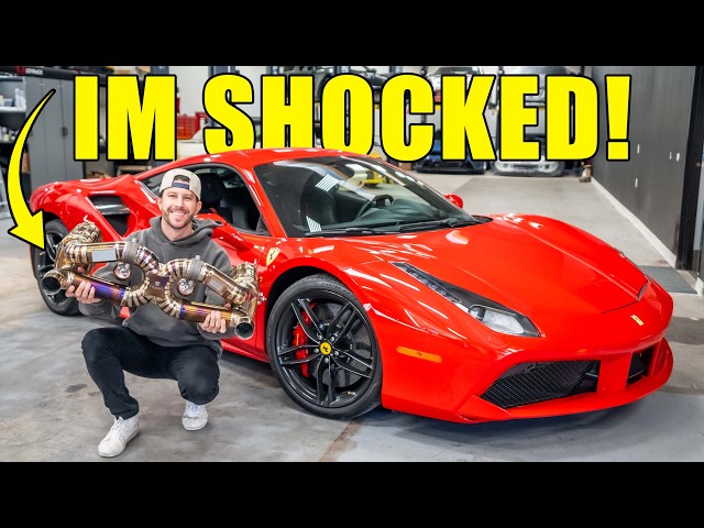 STRAIGHT PIPED MY FERRARI 488!