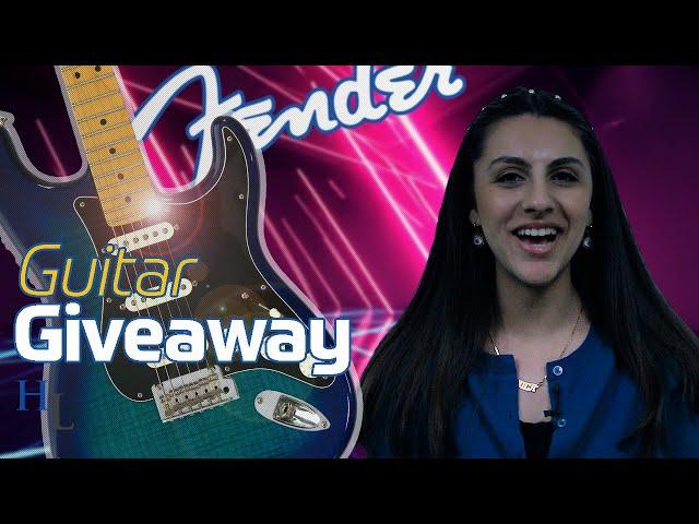 Win a Blue Fender Stratocaster | Hackard Law Guitar Contest