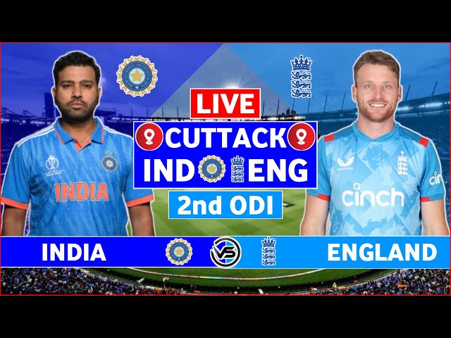 India vs England 2nd ODI Live Commentary | IND vs ENG 2nd ODI Live Hindi Commentary