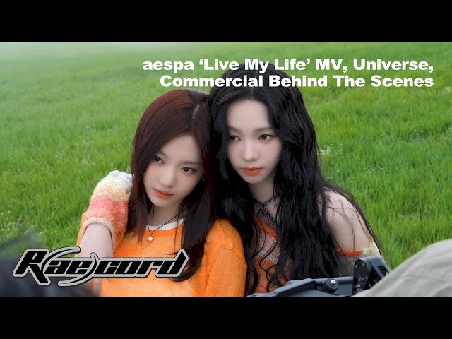 [Türkçe Altyazılı] [R(ae)cord] aespa 에스파 'Live My Life' MV, Universe, Commercial Kamera Arkası