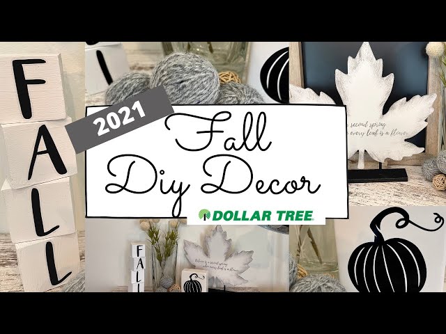 New Dollar Tree Fall DIYs 2021