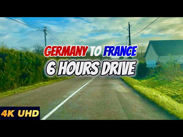 Driving from Germany to France | 6 Hours Drive 🚗 Enjoy With Music !!