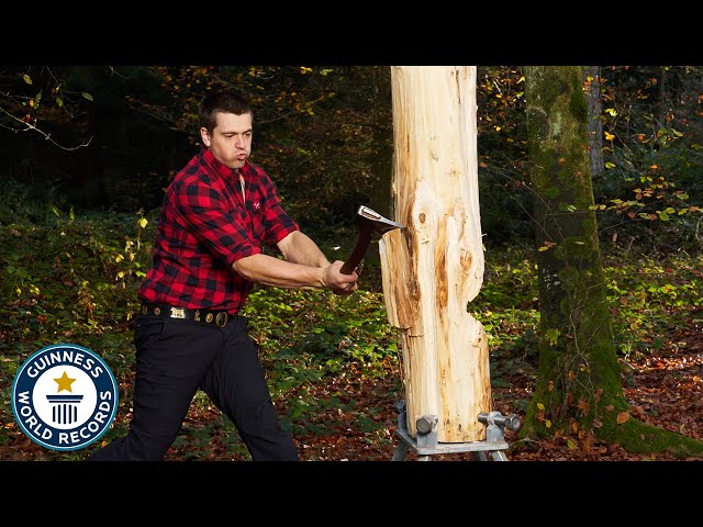 Intense Lumberjack Triathlon Contest - Guinness World Records